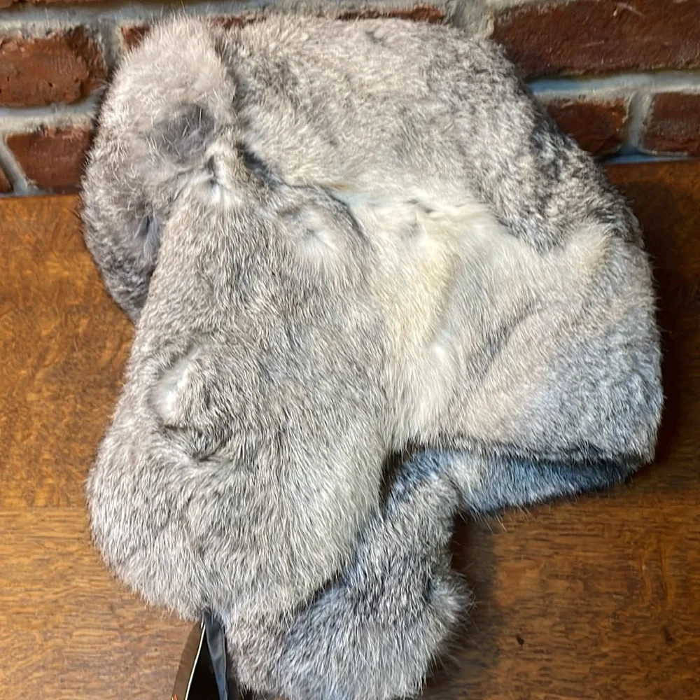 Crown Cap Rabbit bomber hat NWT